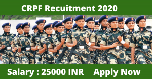 crpf recruitment 2020